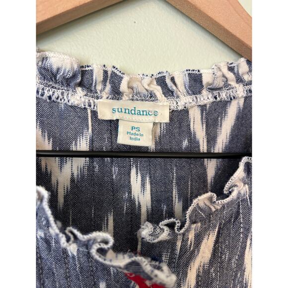 Sundance Isabel Ikat Button Front Shirt Dress Small Petite - Picture 4 of 11